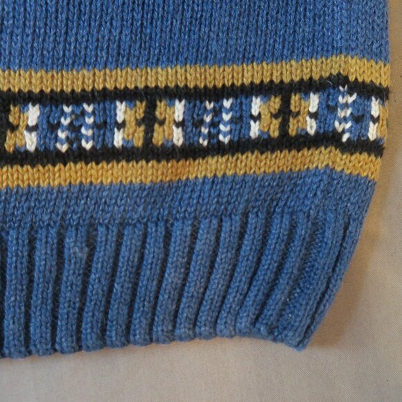 Kitestrings Boys Blue Vest w/Embroidered Dog Size 5/6 - Picture 6 of 7